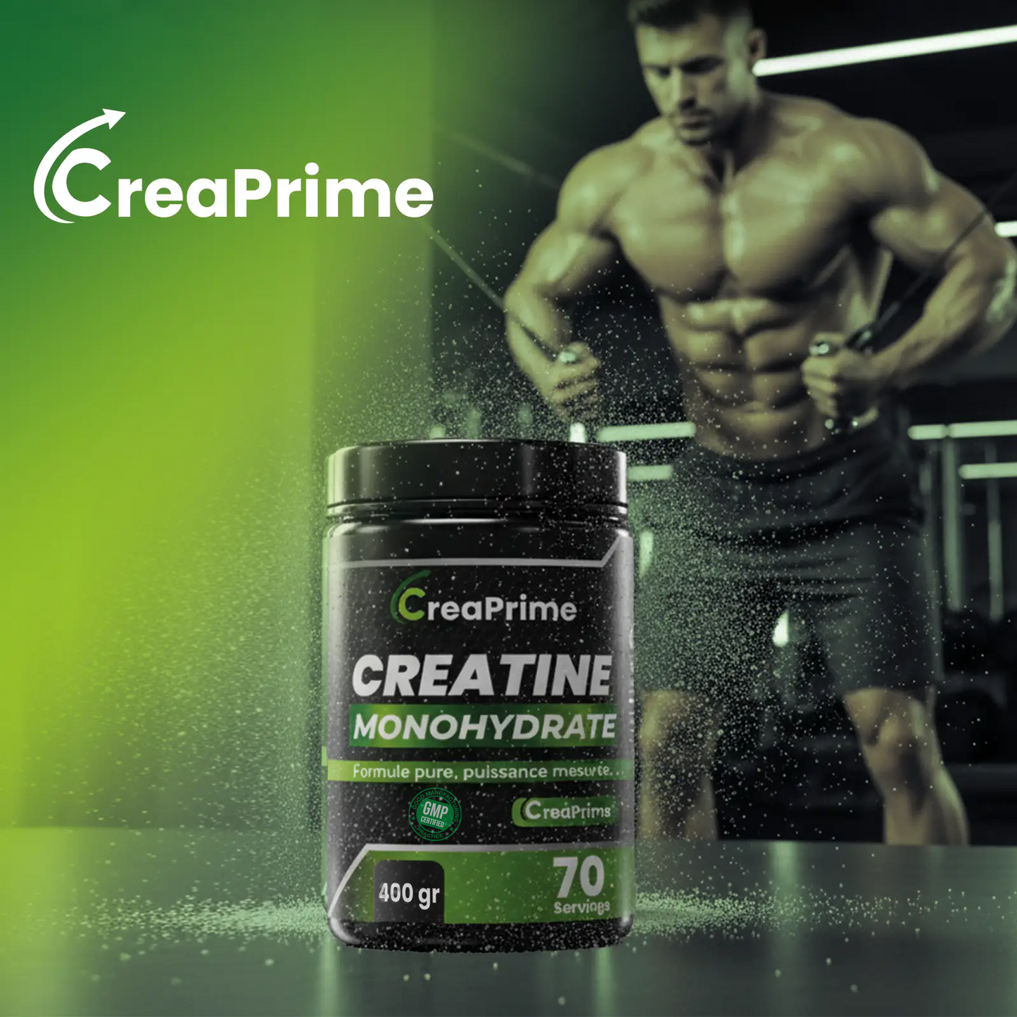 Creatine monohydrate 400g CREAPRIME